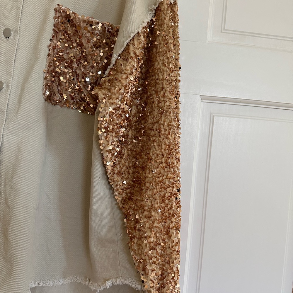Sequin Shacket - image 2